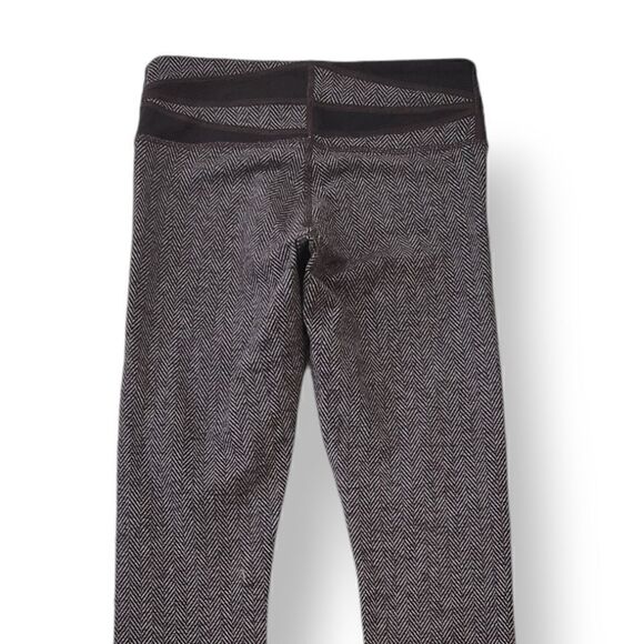 Lululemon Wunder Under Pant Tweed Giant Herringbone Black W5H03S Size 4 - Picture 7 of 12